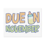 Due In November Post Cards
