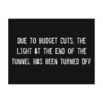 Due to Budget Cuts, the Light at the End of the Tu