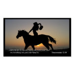 Dueteronomy 12:18 Inspirational Personal Cards Business Cards