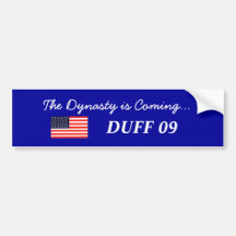 DUFF 09 BUMPER STICKERS