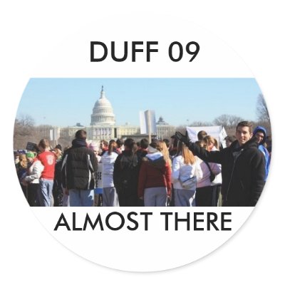 DUFF 09 ROUND STICKERS by GangstaG0