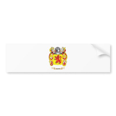 Duff Coat of Arms Bumper Stickers by familycrest