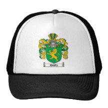 DUFFY FAMILY CREST -  DUFFY COAT OF ARMS MESH HAT