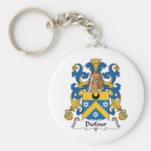 Dufour Family Crest Key Chains
