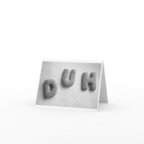 Duh Cookies Note Card
