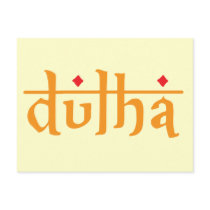Dulha Script Post Card
