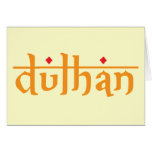 Dulhan Script Greeting Cards