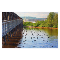 Duluth Shore from Pier Customized Stationery