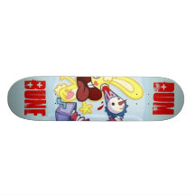 dum bunny, dum, bune skate board decks