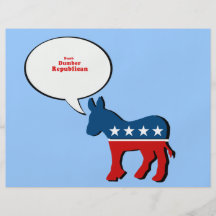 Dumb. Dumber. Republican Custom Flyer