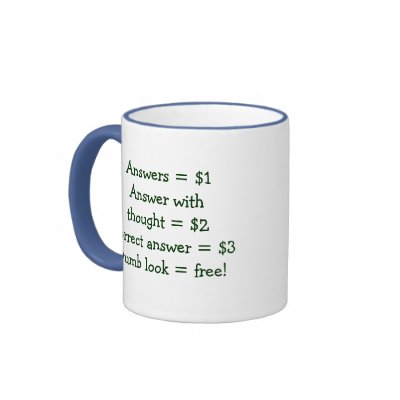 Dumb looks free  coffee mugs by KrisArts