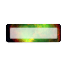 Dumbbell Nebula Space Green Custom Return Address Labels