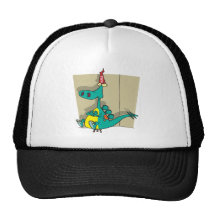 Dumbosaurus Dunce Dinosaur Cartoon Hat