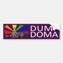 Dump Doma Bumper Sticker