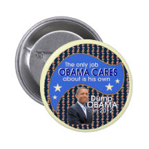 Dump Obama in 2012 Pinback Button