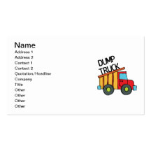 Dump Truck Business Card