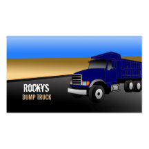 Dump Truck Business Cards