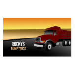 Dump Truck Business Cards