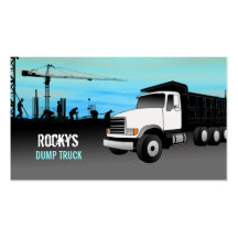 Dump Truck Business Cards