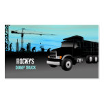 Dump Truck Business Cards