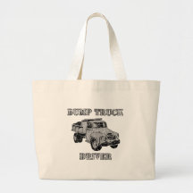 Dump Truck Drivers Canvas Bag