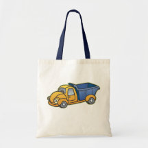 Dump Truck Kids Art Tote Bags