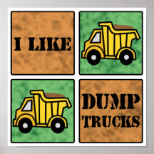 Dump Truck Poster