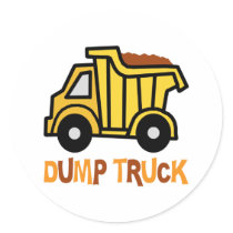 Dump Truck Stickers