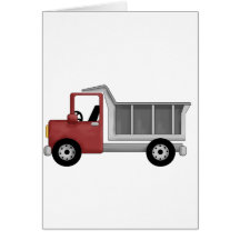 Dump Truck Tshirts and Gifts Greeting Card