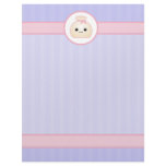Dumpling Kawaii Stationery Large Letterhead Template
