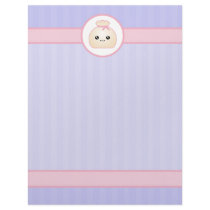 Dumpling Kawaii Stationery Large Letterhead Template