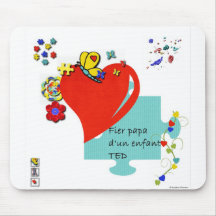 D'un TED enfant de papa de Tapis de souris Fier
