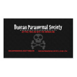 Duncan Paranormal Society Custom Business Card Template