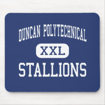 Duncan Polytechnical - Stallions - High - Fresno Mouse Pad