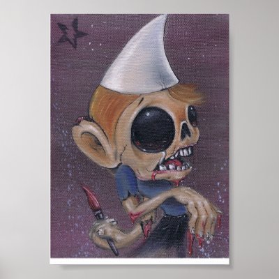 dunce art print by coallus