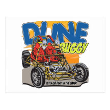 Dune Buggy Play in the Sand Post Card