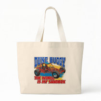 Dune Buggy Sandbox Tote Bags