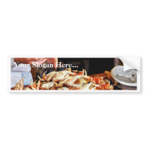 Dungeness Crab At Fishermans Wharf In San Francisc Bumper Sticker