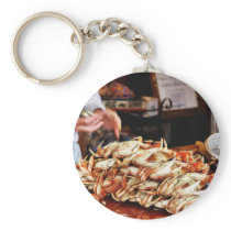 Dungeness Crab At Fishermans Wharf In San Francisc Key Chains