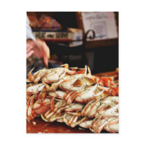 Dungeness Crab At Fishermans Wharf In San Francisc Postcards