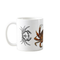Dungeness Real, Crab 3D, Crab 3D white Mug