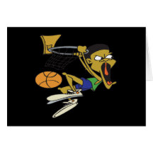 Dunk Greeting Card