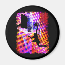 Dunk in Electric Light Chaos Refrigerator Magnets