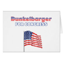 Dunkelbarger for Congress Patriotic American Flag Card