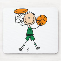 Dunking The Basketball Mousepad