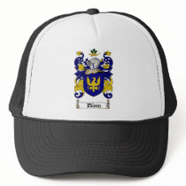 DUNN FAMILY CREST -  DUNN COAT OF ARMS TRUCKER HATS