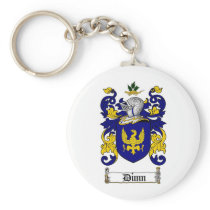 DUNN FAMILY CREST -  DUNN COAT OF ARMS KEYCHAINS