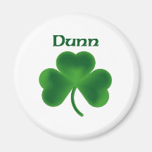 Dunn Shamrock Refrigerator Magnet
