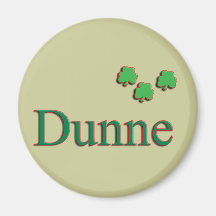 Dunne Family Fridge Magnet