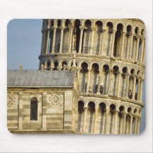 Duomo and Leaning Tower, Pisa, Tuscany, Italy Mousepad